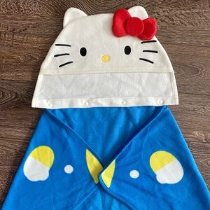 Hello Kitty Hooded Blanket From Japan